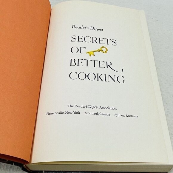 Reader Digest Secrets Better Cooking Recipe Cookbook Vintage Chef Delicious Food - Picture 5 of 10